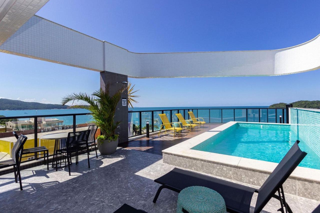 Aion Suites 205 - Lindo Apartamento Com Vista Para O Mar, A 60M Da Praia De Bombinhas, Com Piscina E Academia No Rooftop. Exterior photo